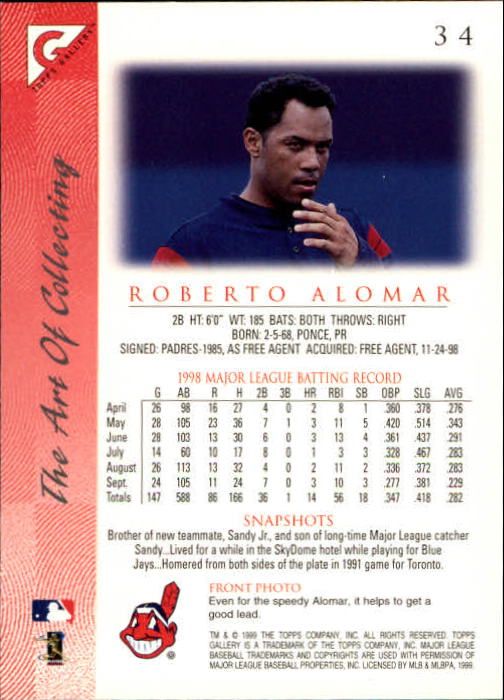 B1258- 1999 Topps Gallerie BB Karten 1-150 + Einsätze -du Pick- 15 + Kostenlose - Bild 65 von 300