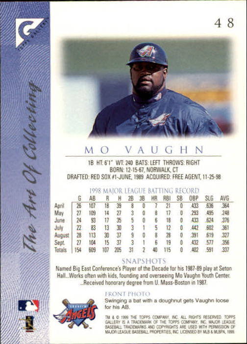 B1258- 1999 Topps Gallerie BB Karten 1-150 + Einsätze -du Pick- 15 + Kostenlose - Bild 93 von 300
