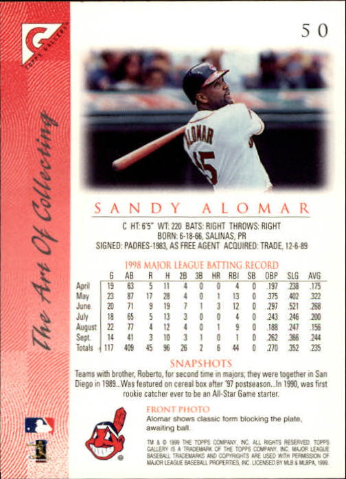 B1258- 1999 Topps Gallerie BB Karten 1-150 + Einsätze -du Pick- 15 + Kostenlose - Bild 97 von 300