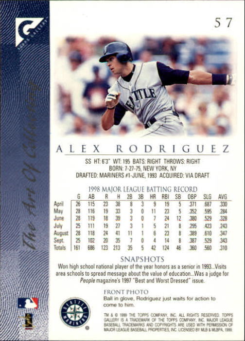 B1258- 1999 Topps Gallerie BB Karten 1-150 + Einsätze -du Pick- 15 + Kostenlose - Bild 111 von 300