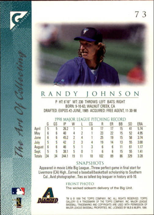 B1258- 1999 Topps Gallerie BB Karten 1-150 + Einsätze -du Pick- 15 + Kostenlose - Bild 143 von 300