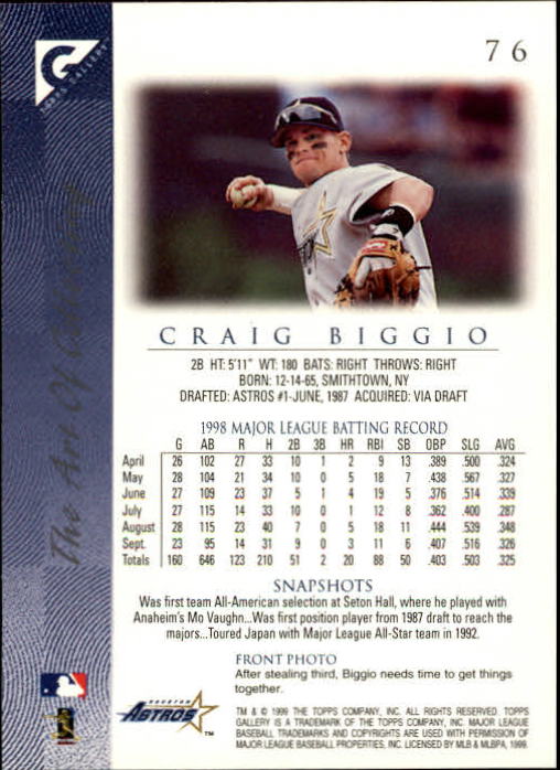 B1258- 1999 Topps Gallerie BB Karten 1-150 + Einsätze -du Pick- 15 + Kostenlose - Bild 149 von 300