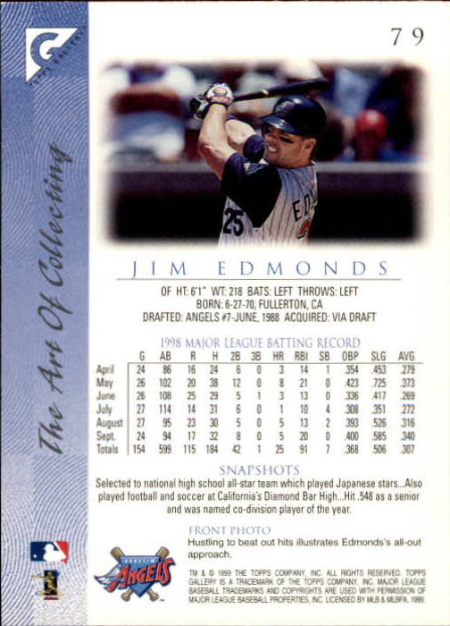 B1258- 1999 Topps Gallerie BB Karten 1-150 + Einsätze -du Pick- 15 + Kostenlose - Bild 155 von 300
