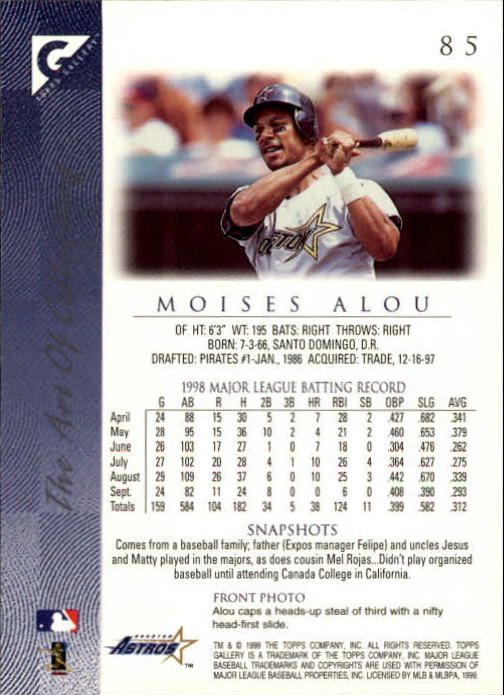 B1258- 1999 Topps Gallerie BB Karten 1-150 + Einsätze -du Pick- 15 + Kostenlose - Bild 167 von 300