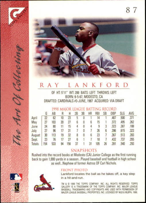 B1258- 1999 Topps Gallerie BB Karten 1-150 + Einsätze -du Pick- 15 + Kostenlose - Bild 171 von 300