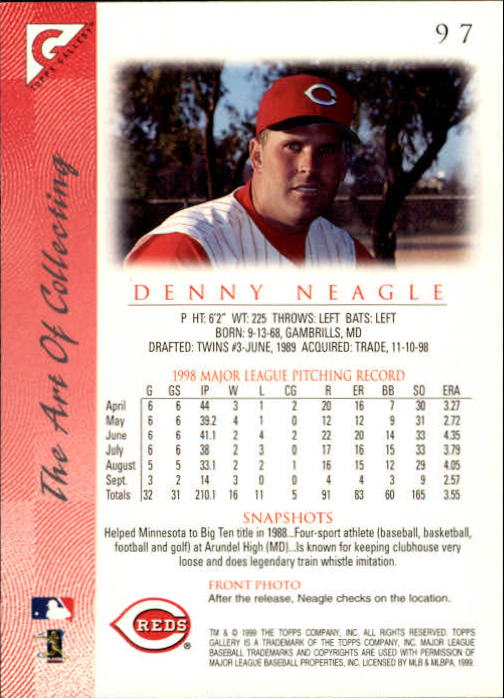 B1258- 1999 Topps Gallerie BB Karten 1-150 + Einsätze -du Pick- 15 + Kostenlose - Bild 191 von 300