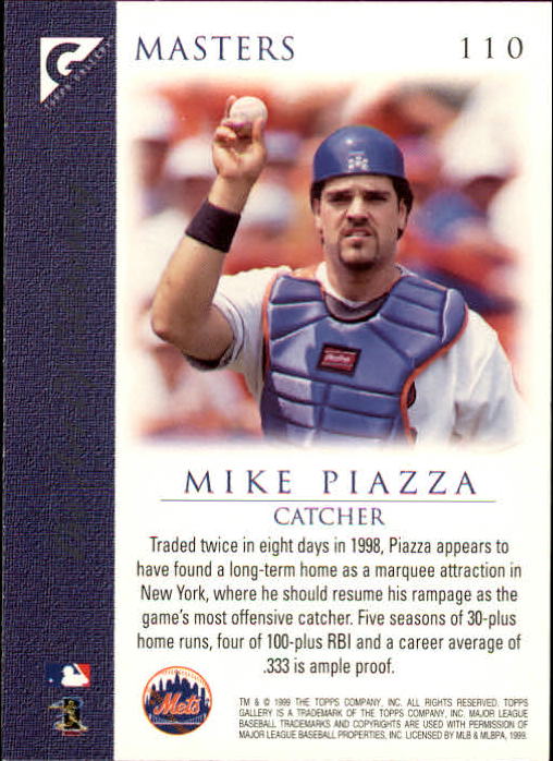 B1258- 1999 Topps Gallerie BB Karten 1-150 + Einsätze -du Pick- 15 + Kostenlose - Bild 217 von 300