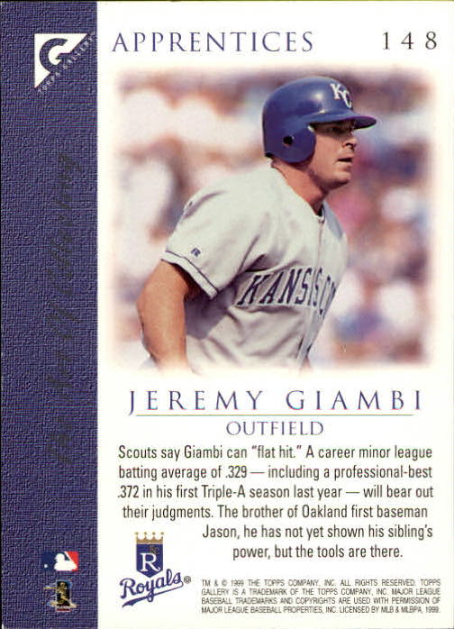 B1258- 1999 Topps Gallerie BB Karten 1-150 + Einsätze -du Pick- 15 + Kostenlose - Bild 289 von 300