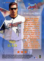 1999 Topps Stars Three Star #11 Troy Glaus back image