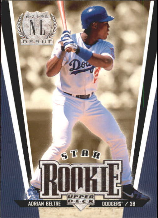 Upper Deck Adrian Beltre Baseball Sports Trading Cards