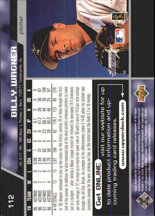 A1379- 1999 Upper Deck BB Card #s 1-250 +Rookies -You Pick- 15+ FREE US SHIP - Picture 223 of 499