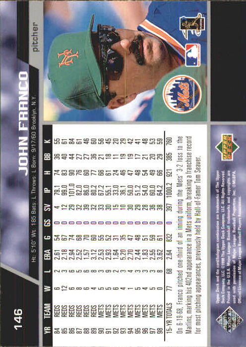 A1379- 1999 Upper Deck BB Card #s 1-250 +Rookies -You Pick- 15+ FREE US SHIP - Picture 291 of 499