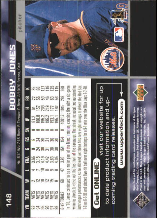 A1379- 1999 Upper Deck BB Card #s 1-250 +Rookies -You Pick- 15+ FREE US SHIP - Picture 295 of 499