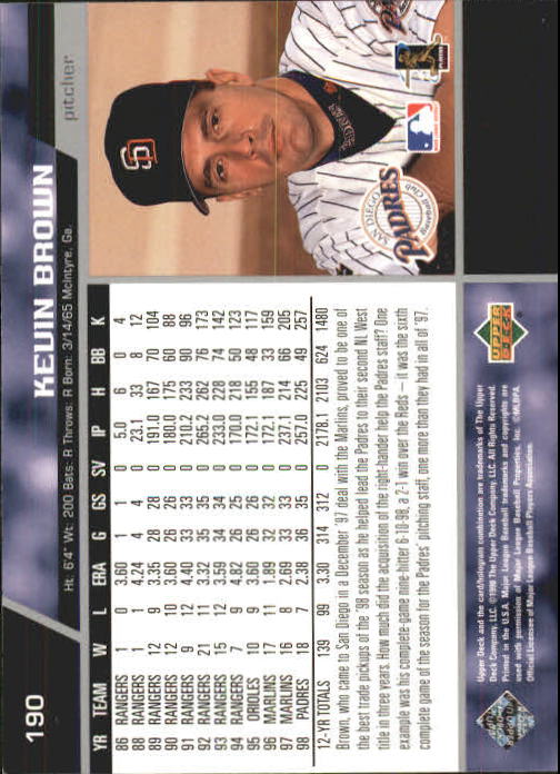 A1379- 1999 Upper Deck BB Card #s 1-250 +Rookies -You Pick- 15+ FREE US SHIP - Picture 379 of 499