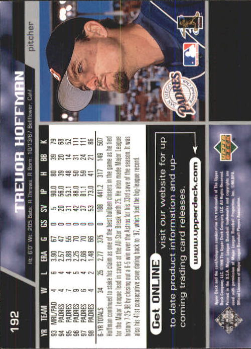 A1379- 1999 Upper Deck BB Card #s 1-250 +Rookies -You Pick- 15+ FREE US SHIP - Picture 383 of 499