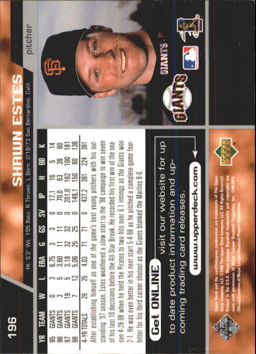 A1379- 1999 Upper Deck BB Card #s 1-250 +Rookies -You Pick- 15+ FREE US SHIP - Picture 391 of 499