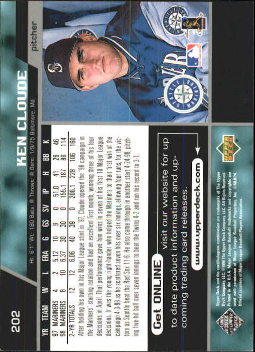 A1379- 1999 Upper Deck BB Card #s 1-250 +Rookies -You Pick- 15+ FREE US SHIP - Picture 403 of 499