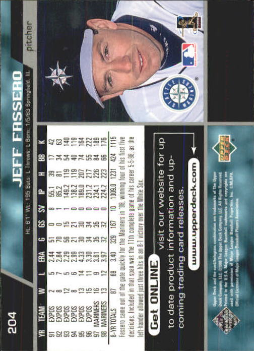 A1379- 1999 Upper Deck BB Card #s 1-250 +Rookies -You Pick- 15+ FREE US SHIP - Picture 407 of 499