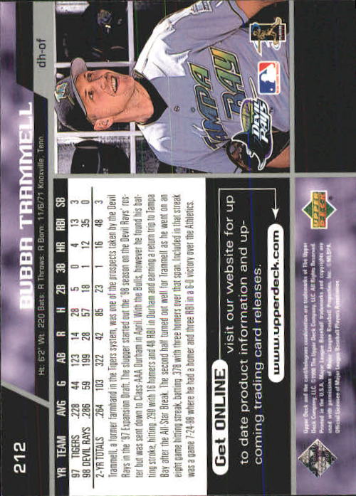 A1379- 1999 Upper Deck BB Card #s 1-250 +Rookies -You Pick- 15+ FREE US SHIP - Picture 423 of 499