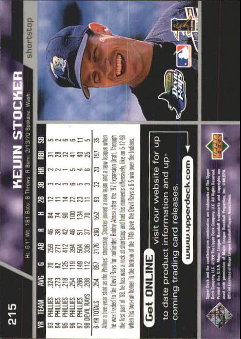 A1379- 1999 Upper Deck BB Card #s 1-250 +Rookies -You Pick- 15+ FREE US SHIP - Picture 429 of 499
