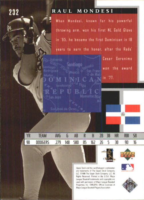 A1379- 1999 Upper Deck BB Card #s 1-250 +Rookies -You Pick- 15+ FREE US SHIP - Picture 463 of 499