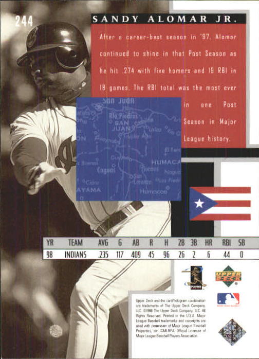 A1379- 1999 Upper Deck BB Card #s 1-250 +Rookies -You Pick- 15+ FREE US SHIP - Picture 487 of 499