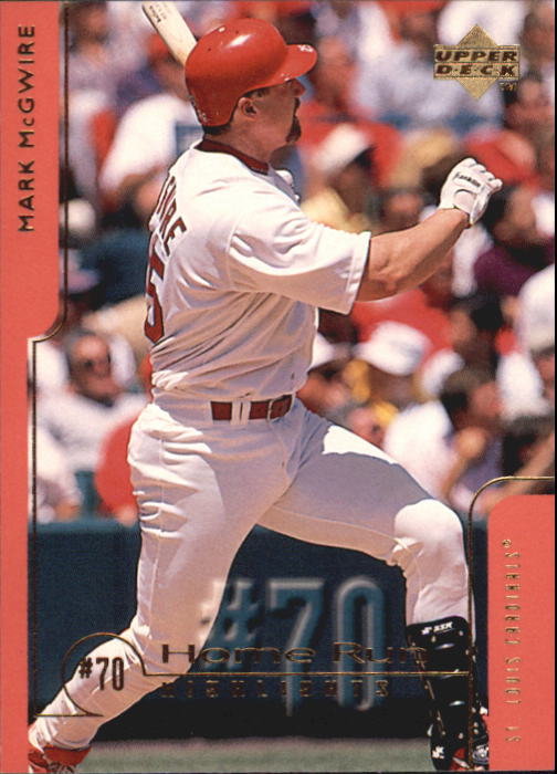1999 Upper Deck Challengers for 70 #70 Mark McGwire HRH