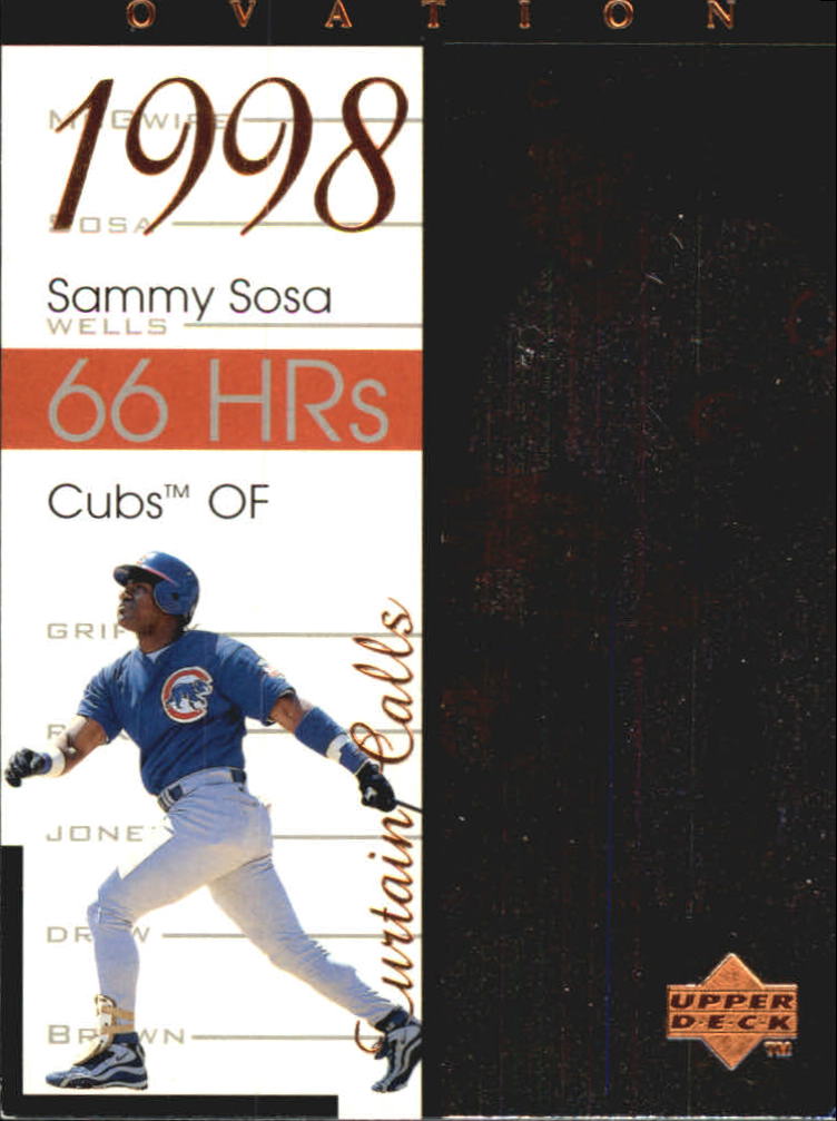 1999 Upper Deck Ovation Curtain Calls #R2 Sammy Sosa