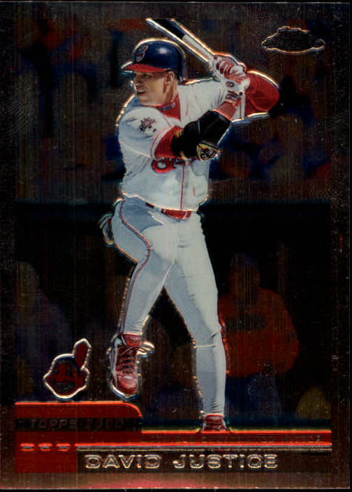 2000 Topps #66 David Justice NM-MT Cleveland Indians Baseball