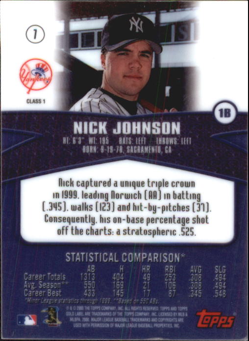 A6677- 2000 Topps Gold Label BB #s 1-100 +Inserts -You Pick- 15+ FREE US SHIP - Picture 13 of 425