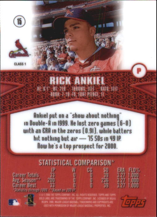 A6677- 2000 Topps Gold Label BB #s 1-100 +Inserts -You Pick- 15+ FREE US SHIP - Picture 23 of 425