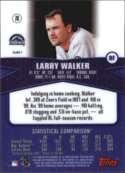 A6677- 2000 Topps Gold Label BB #s 1-100 +Inserts -You Pick- 15+ FREE US SHIP - Picture 95 of 425