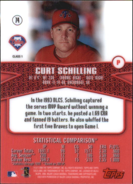A6677- 2000 Topps Gold Label BB #s 1-100 +Inserts -You Pick- 15+ FREE US SHIP - Picture 103 of 425