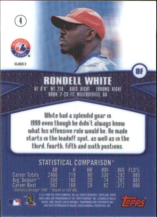 A6677- 2000 Topps Gold Label BB #s 1-100 +Inserts -You Pick- 15+ FREE US SHIP - Picture 143 of 425