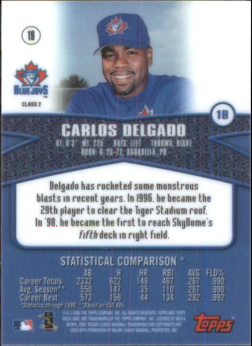 A6677- 2000 Topps Gold Label BB #s 1-100 +Inserts -You Pick- 15+ FREE US SHIP - Picture 165 of 425