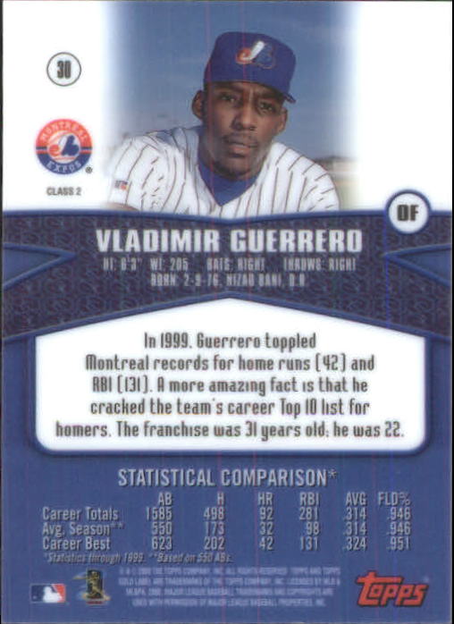 A6677- 2000 Topps Gold Label BB #s 1-100 +Inserts -You Pick- 15+ FREE US SHIP - Picture 179 of 425