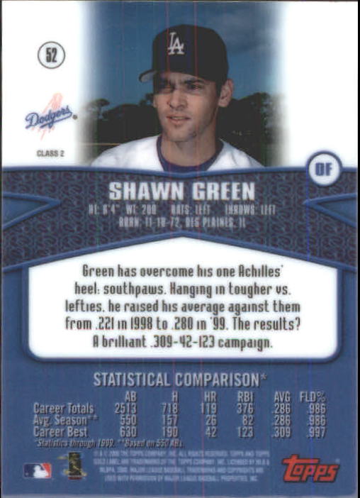 A6677- 2000 Topps Gold Label BB #s 1-100 +Inserts -You Pick- 15+ FREE US SHIP - Picture 207 of 425