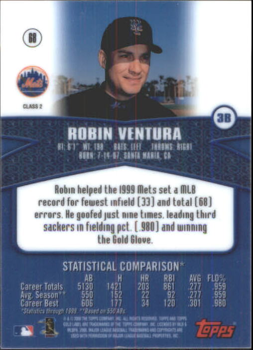 A6677- 2000 Topps Gold Label BB #s 1-100 +Inserts -You Pick- 15+ FREE US SHIP - Picture 239 of 425