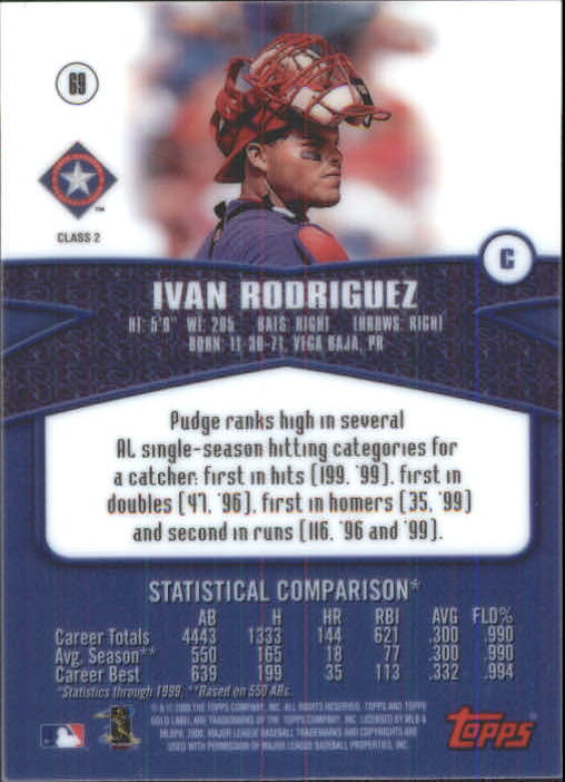 A6677- 2000 Topps Gold Label BB #s 1-100 +Inserts -You Pick- 15+ FREE US SHIP - Picture 241 of 425