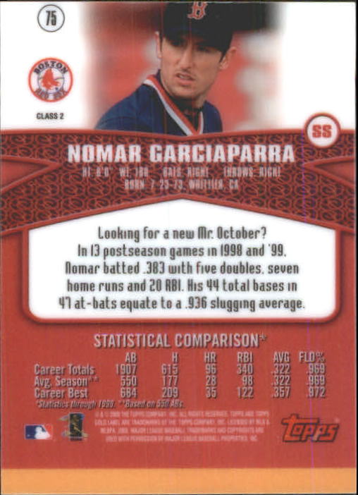 A6677- 2000 Topps Gold Label BB #s 1-100 +Inserts -You Pick- 15+ FREE US SHIP - Picture 253 of 425