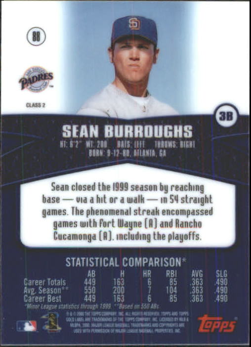 A6677- 2000 Topps Gold Label BB #s 1-100 +Inserts -You Pick- 15+ FREE US SHIP - Picture 273 of 425
