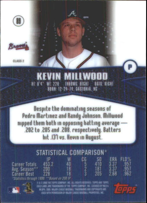 A6677- 2000 Topps Gold Label BB #s 1-100 +Inserts -You Pick- 15+ FREE US SHIP - Picture 275 of 425