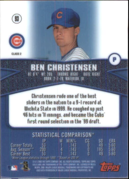 A6677- 2000 Topps Gold Label BB #s 1-100 +Inserts -You Pick- 15+ FREE US SHIP - Picture 283 of 425