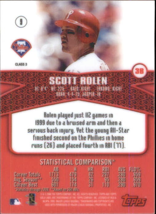 A6677- 2000 Topps Gold Label BB #s 1-100 +Inserts -You Pick- 15+ FREE US SHIP - Picture 311 of 425