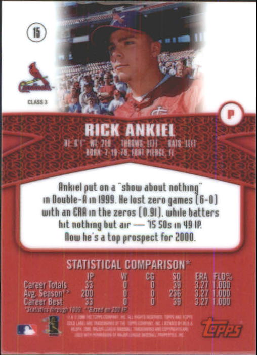 A6677- 2000 Topps Gold Label BB #s 1-100 +Inserts -You Pick- 15+ FREE US SHIP - Picture 319 of 425
