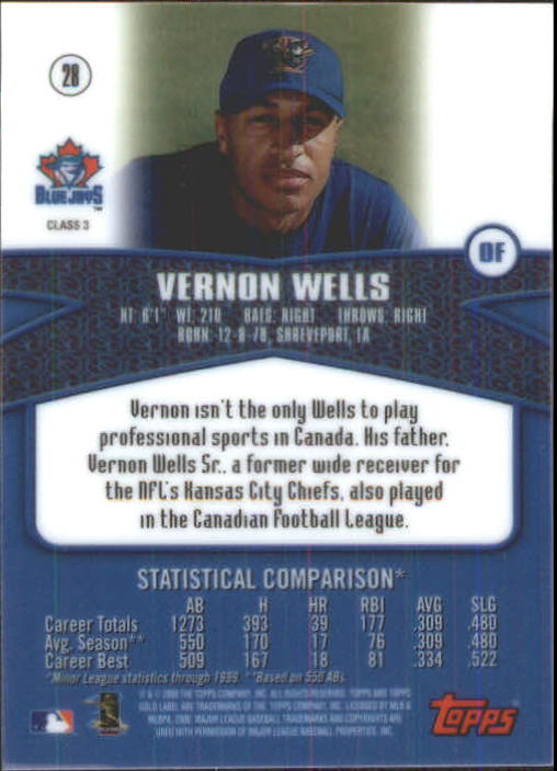 A6677- 2000 Topps Gold Label BB #s 1-100 +Inserts -You Pick- 15+ FREE US SHIP - Picture 333 of 425