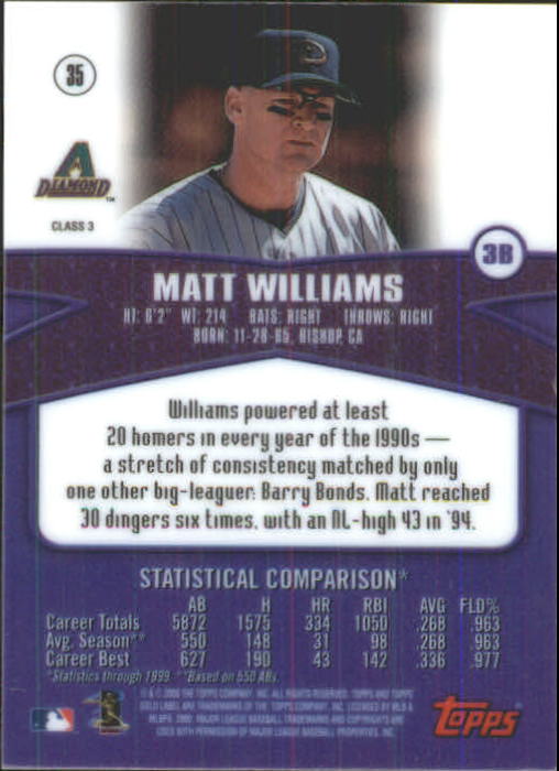 A6677- 2000 Topps Gold Label BB #s 1-100 +Inserts -You Pick- 15+ FREE US SHIP - Picture 337 of 425