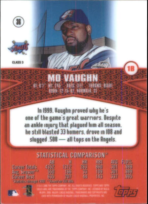 A6677- 2000 Topps Gold Label BB #s 1-100 +Inserts -You Pick- 15+ FREE US SHIP - Picture 339 of 425