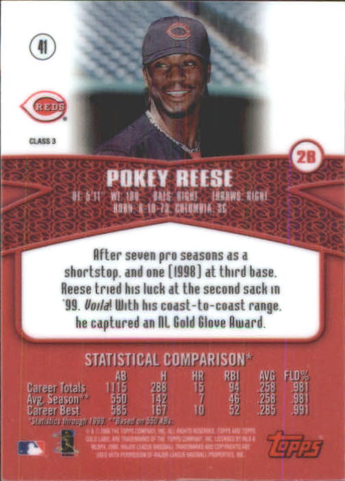 A6677- 2000 Topps Gold Label BB #s 1-100 +Inserts -You Pick- 15+ FREE US SHIP - Picture 345 of 425