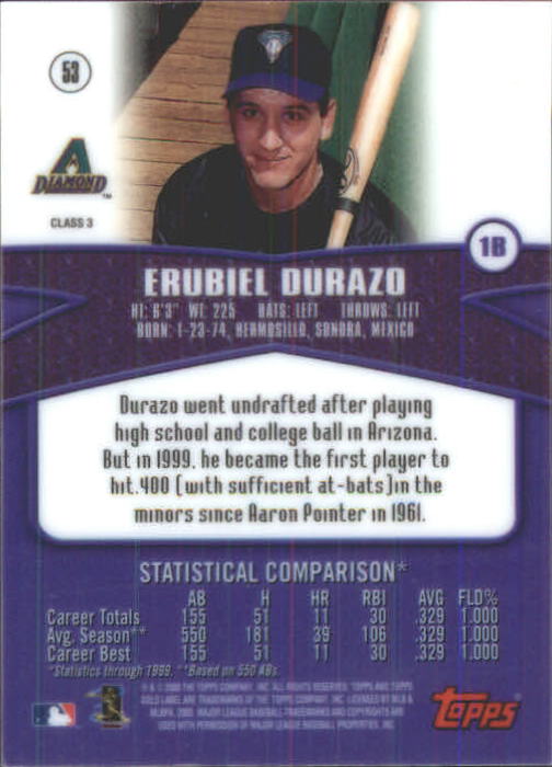A6677- 2000 Topps Gold Label BB #s 1-100 +Inserts -You Pick- 15+ FREE US SHIP - Picture 361 of 425